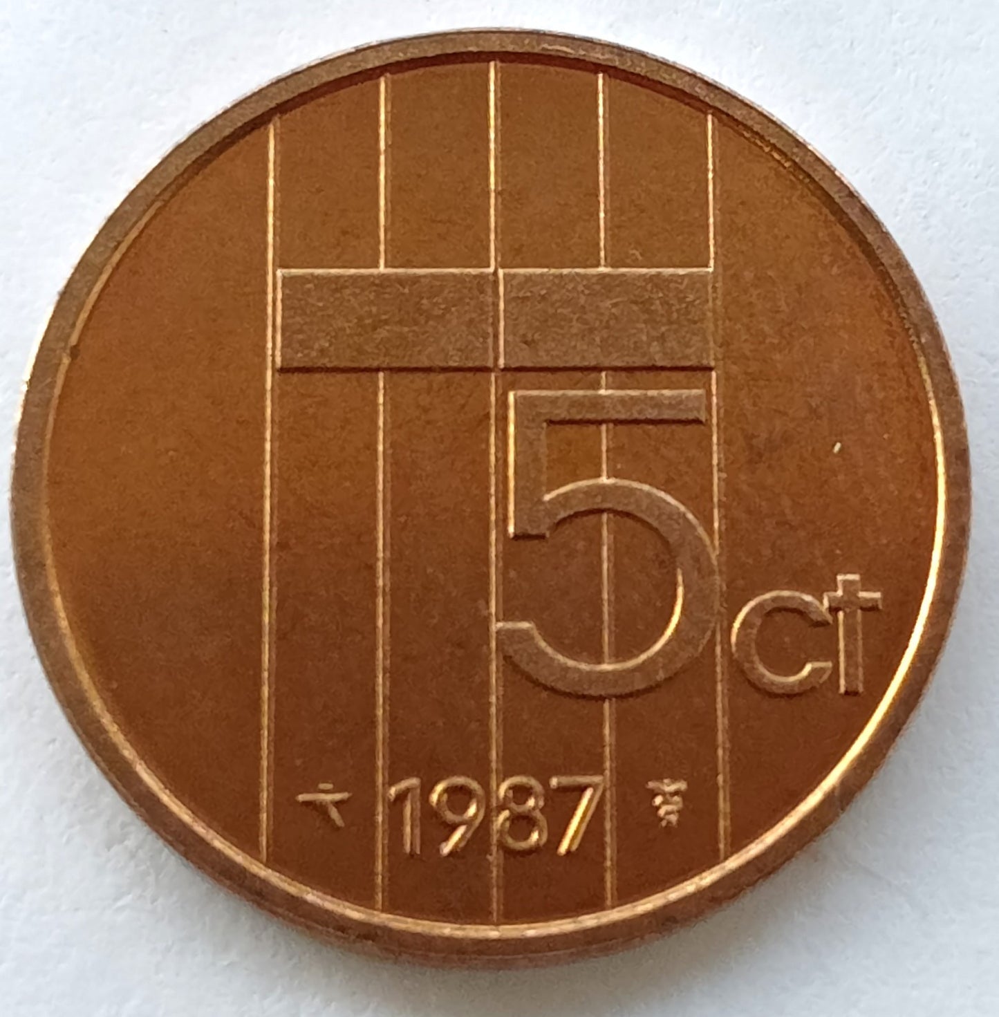 Holandia 5 Cent 1987