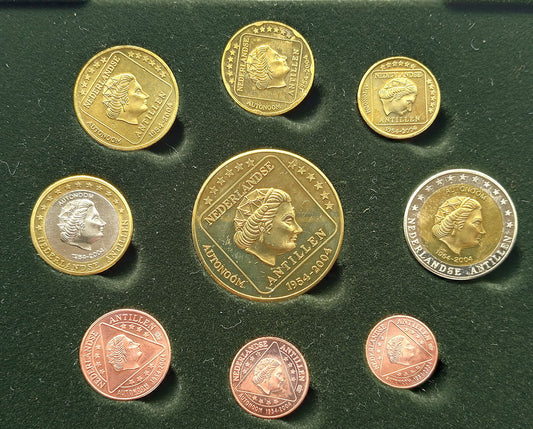 Holandia zestaw euro i eurocent (wzór) 2004