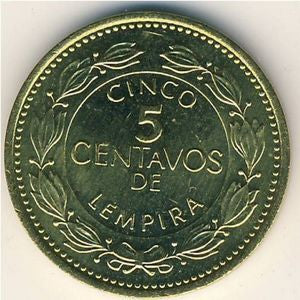 Honduras 5 Centavos 2005