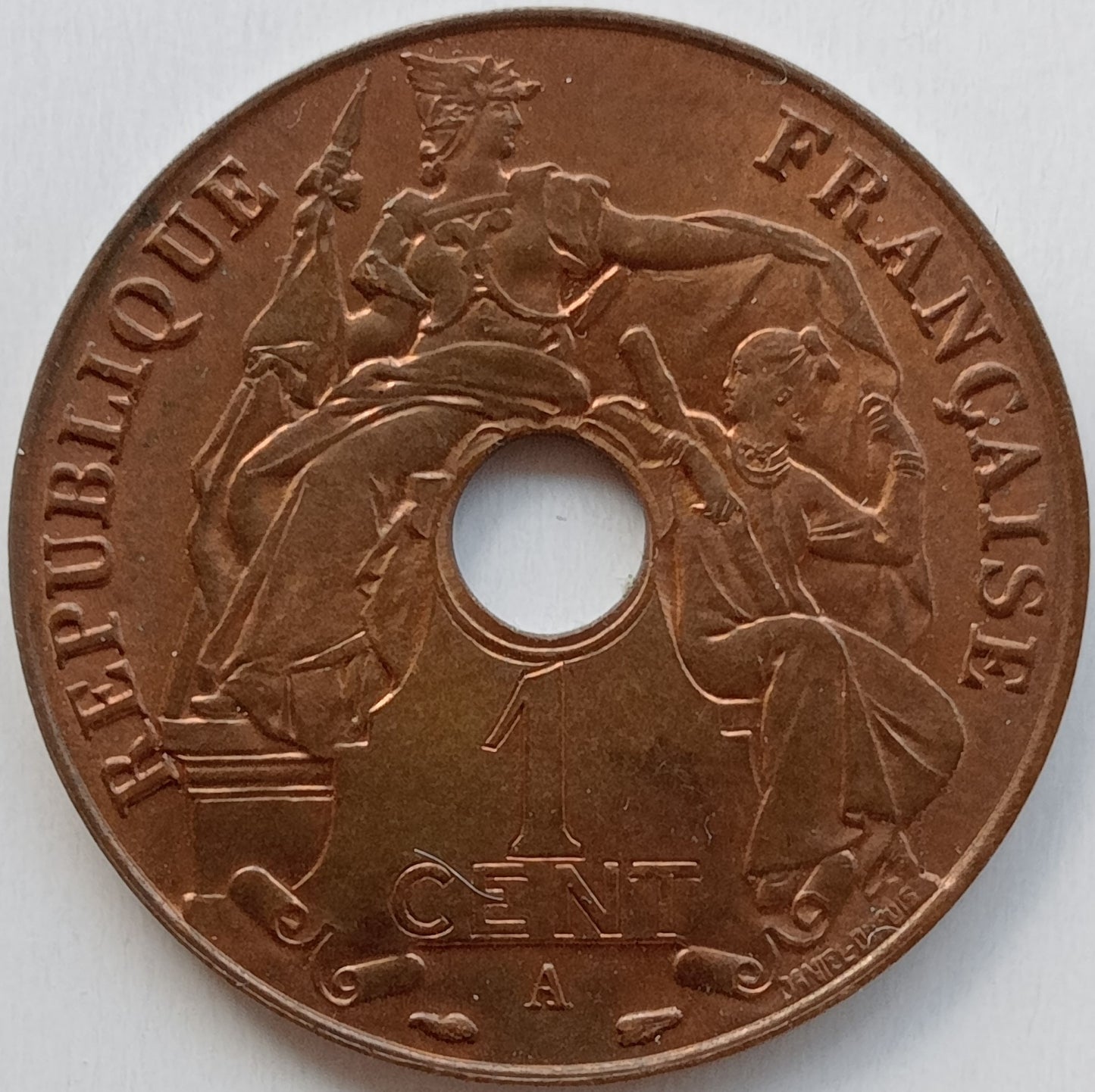 Indochiny Francuskie 1 Cent 1938
