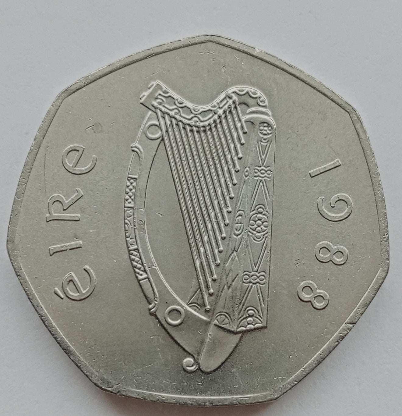 Irlandia 50 pensów 1988