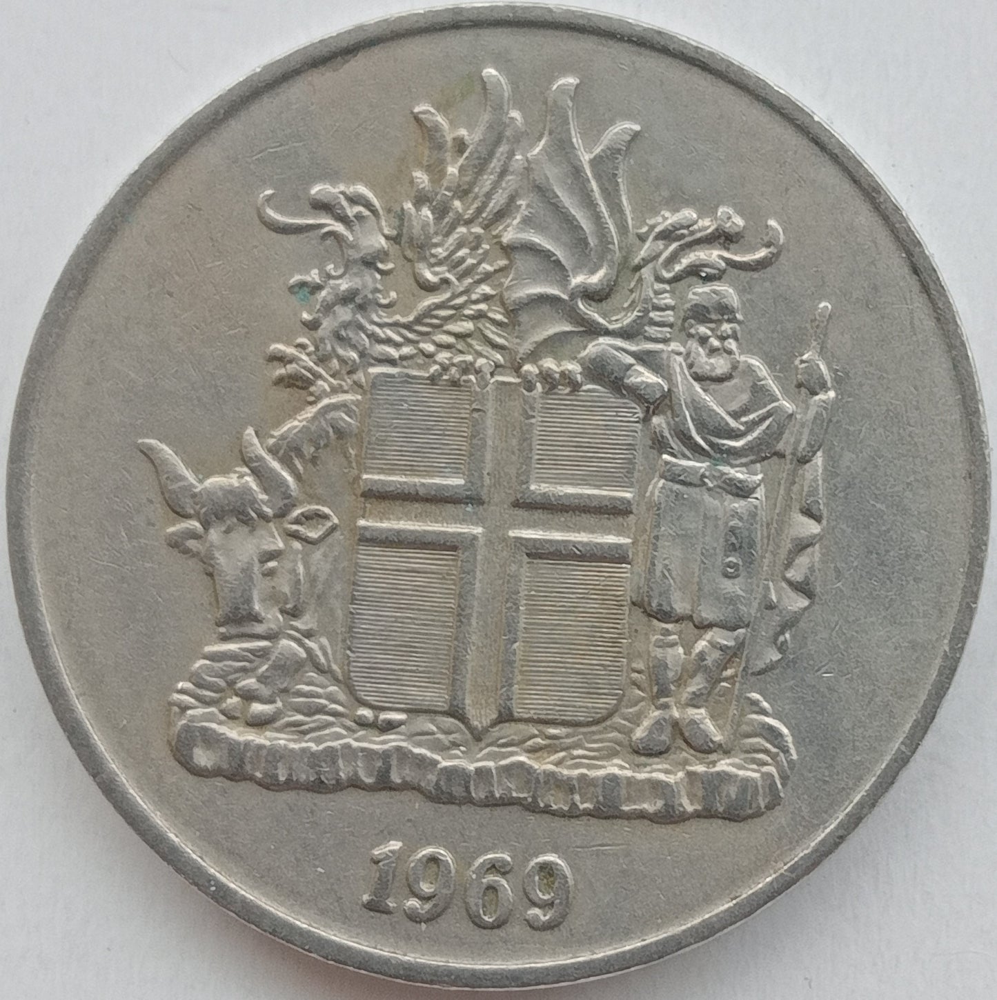 Islandia 10 Koron 1969 (herb)