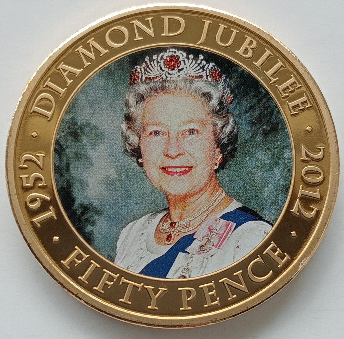 Jersey 50 Pensów 2012 60. rocznica koronacji Elżbiety II