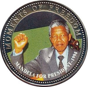 Liberia 10 Dolarów 2001 Nelson Mandela