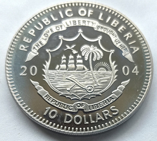 Liberia 10 Dolarów 2004 Zniesienie poddaństwa w Europie