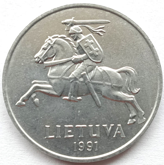 Litwa 1 Centów 1991