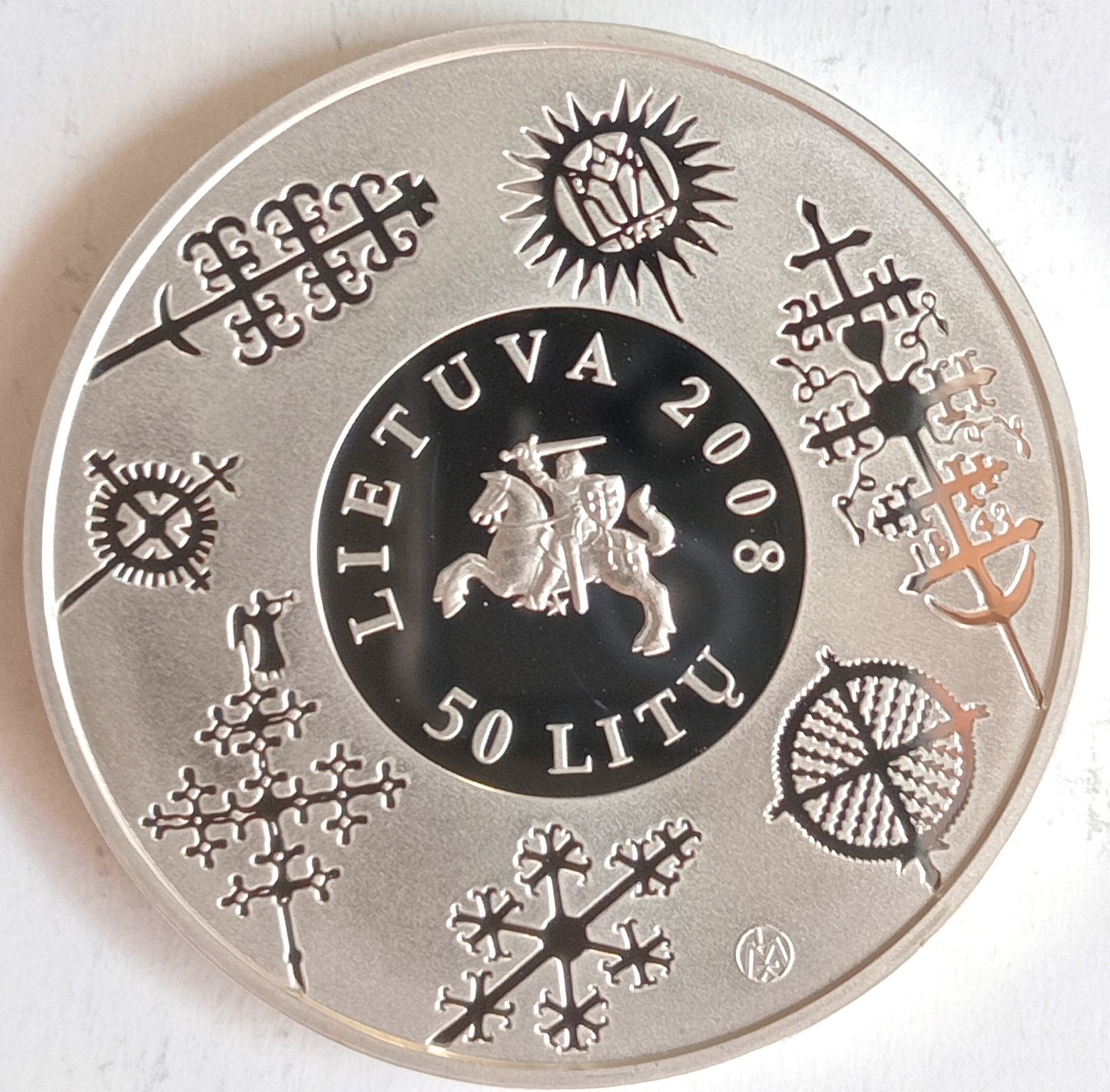 Litwa 50 Lit 2008 Europejskie dziedzictwo kulturalne