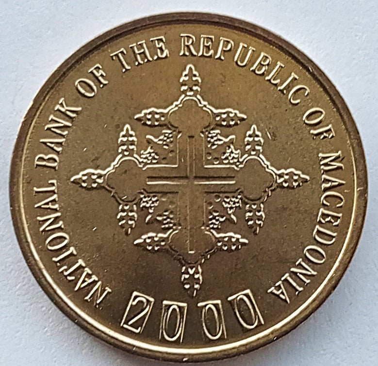 Macedonia Północna 1 Denary 2000
