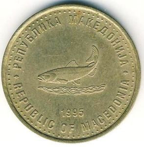 Macedonia Północna 2 Denary 1995 50. rocznica powstania F.A.O.