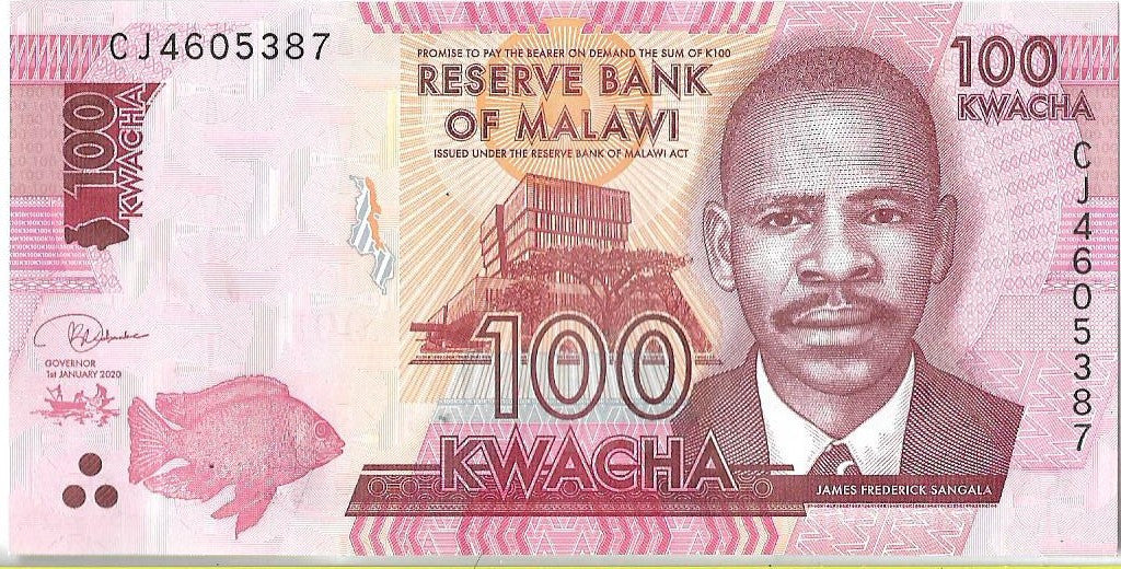 Malawi 100 Kwacha 2020 - UNC