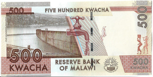 Malawi 500 Kwacha 2021 - UNC