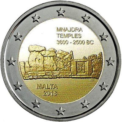 Malta 2 euro 2018 Świątynie Mnajdra