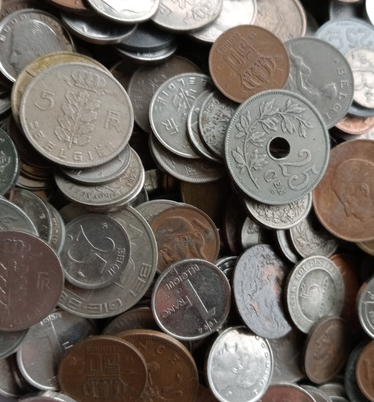 Monety ze świata MIX - zestaw 2,95 kg