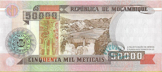 Mozambik 50 000 Metical 1993 - UNC