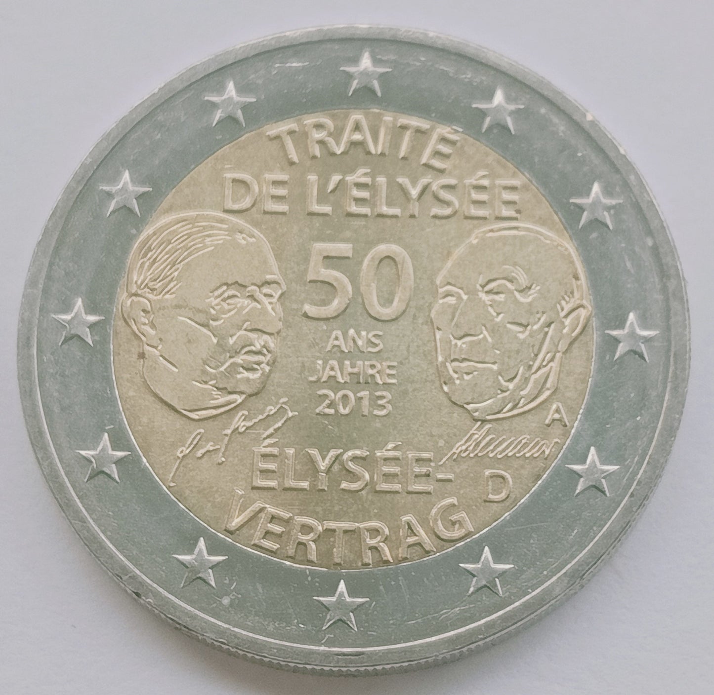 Niemcy 2 euro 2013 50 rocznica Traktatu Elizejskiego (Niemcy)