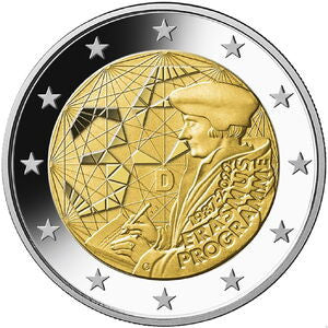 Niemcy 2 euro 2022 35 lat programu Erasmus