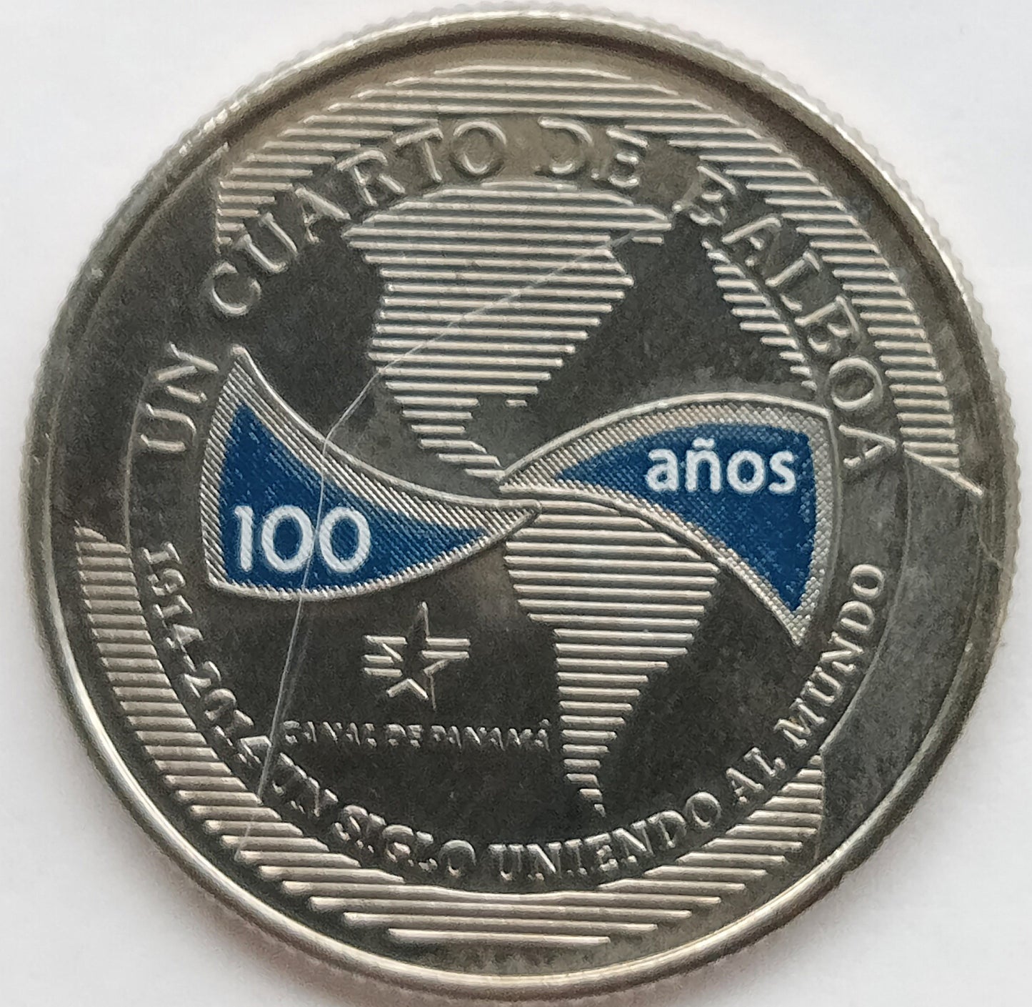 Panama 0,25 Balboa 2016 Kanał Panamski