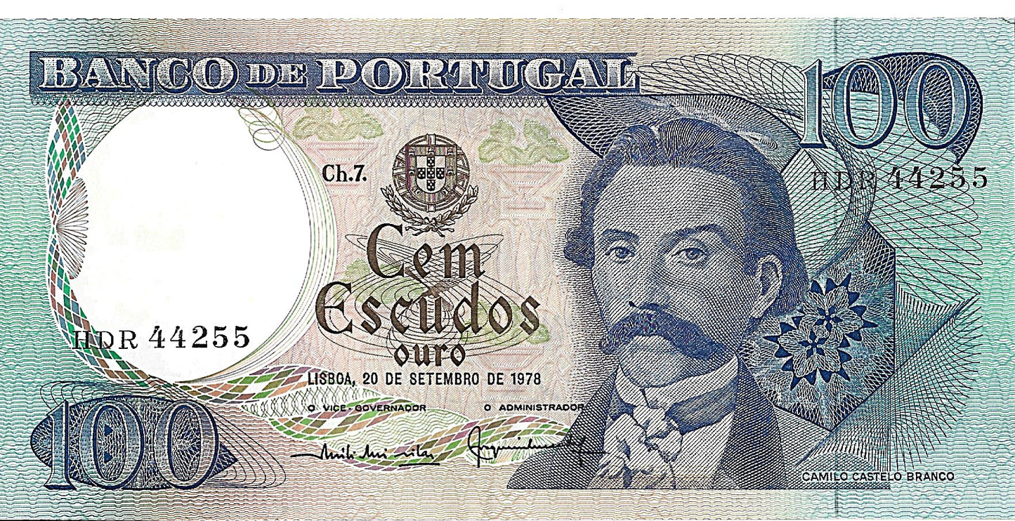 Portugalia 100 Escudo 1978 - UNC
