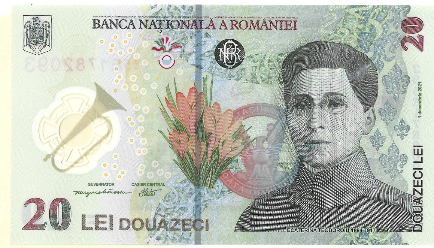 Rumunia 20 Lei 2021 - UNC
