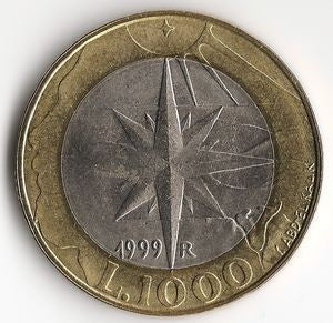 San Marino 1000 Lirów 1999