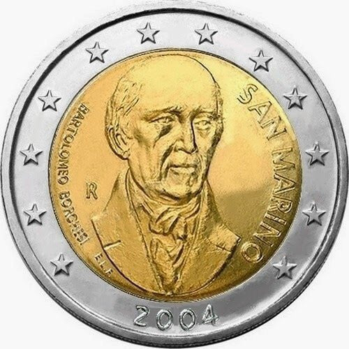 San Marino 2 euro 2004 Bartolomeo Borghesi
