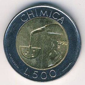 San Marino 500 Lirów 1998