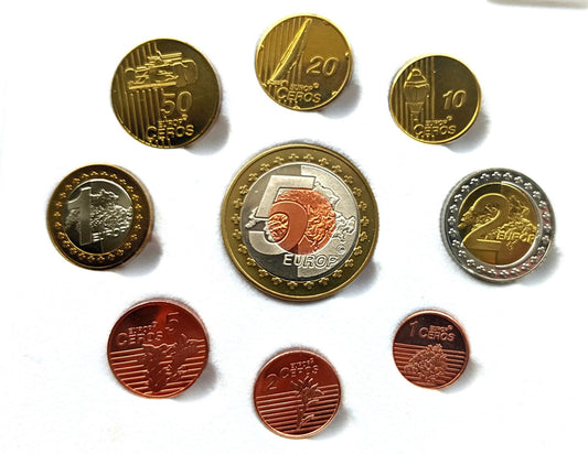 Szwajcaria zestaw euro i eurocent (wzór) 2003