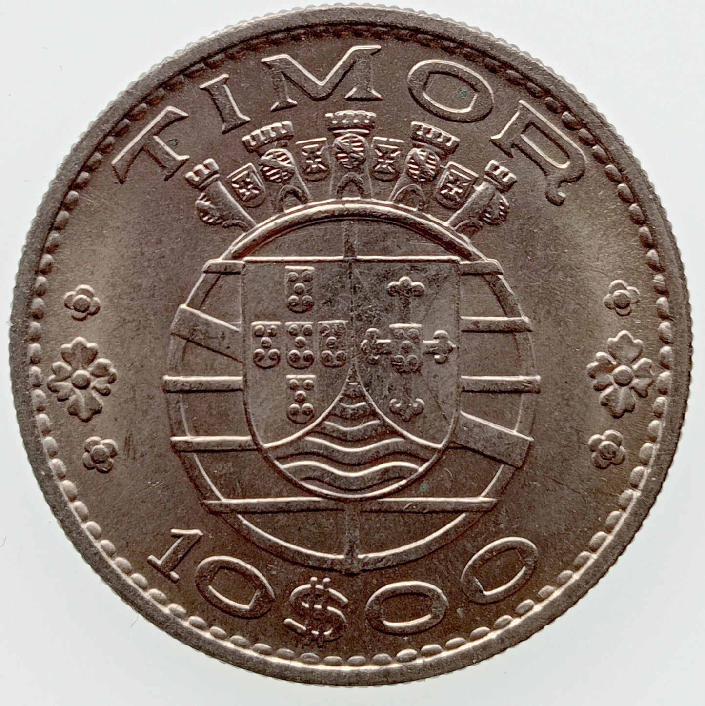 Timor Wschodni 10 Escudo Timoru Portugalskiego 1970