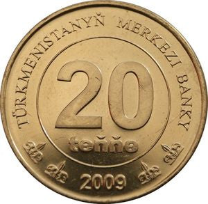 Turkmenistan 20 Tenge 2009