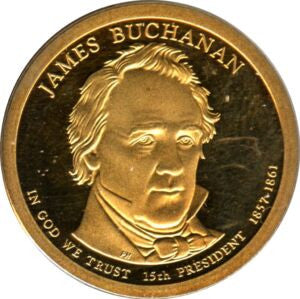 USA 1 Dolar 2010 15 Prezydent USA - James Buchanan (1857-1861) )