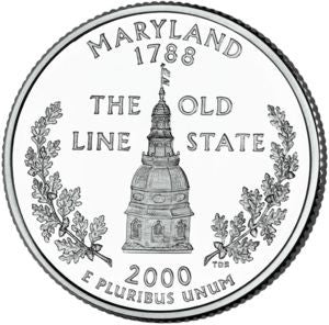USA 25 centów / ćwiartka 2000 Maryland