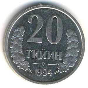 Uzbekistan 20 Tiynów 1994