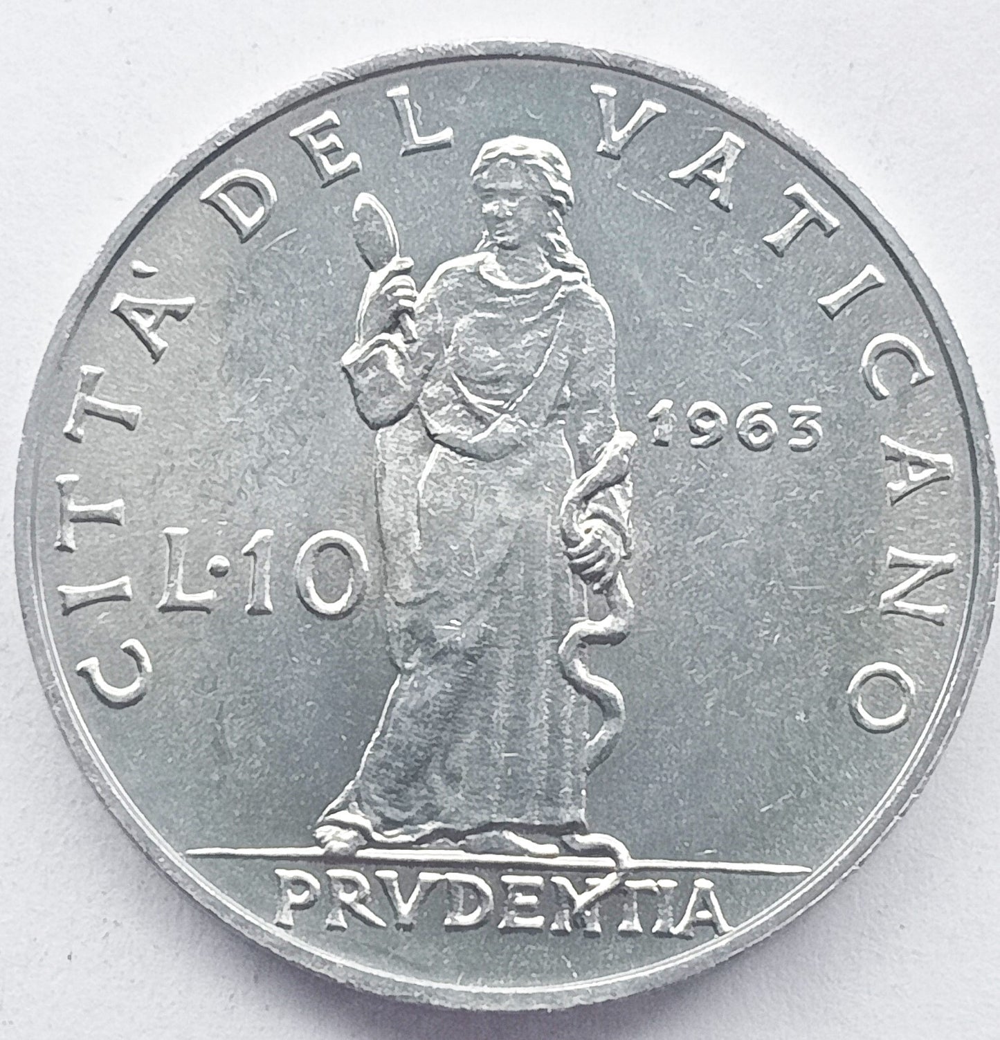 Watykan 10 Lirów 1963