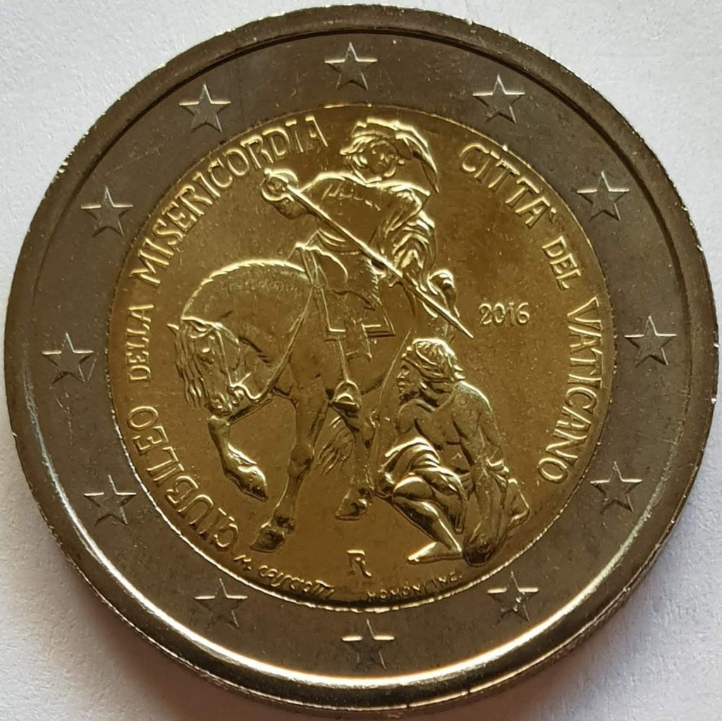 Watykan 2 euro 2016 Jubileusz Miłosierdzia