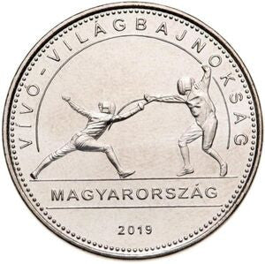 Węgry 50 Forint 2019 Mistrzostwa Świata FIE w szermierce