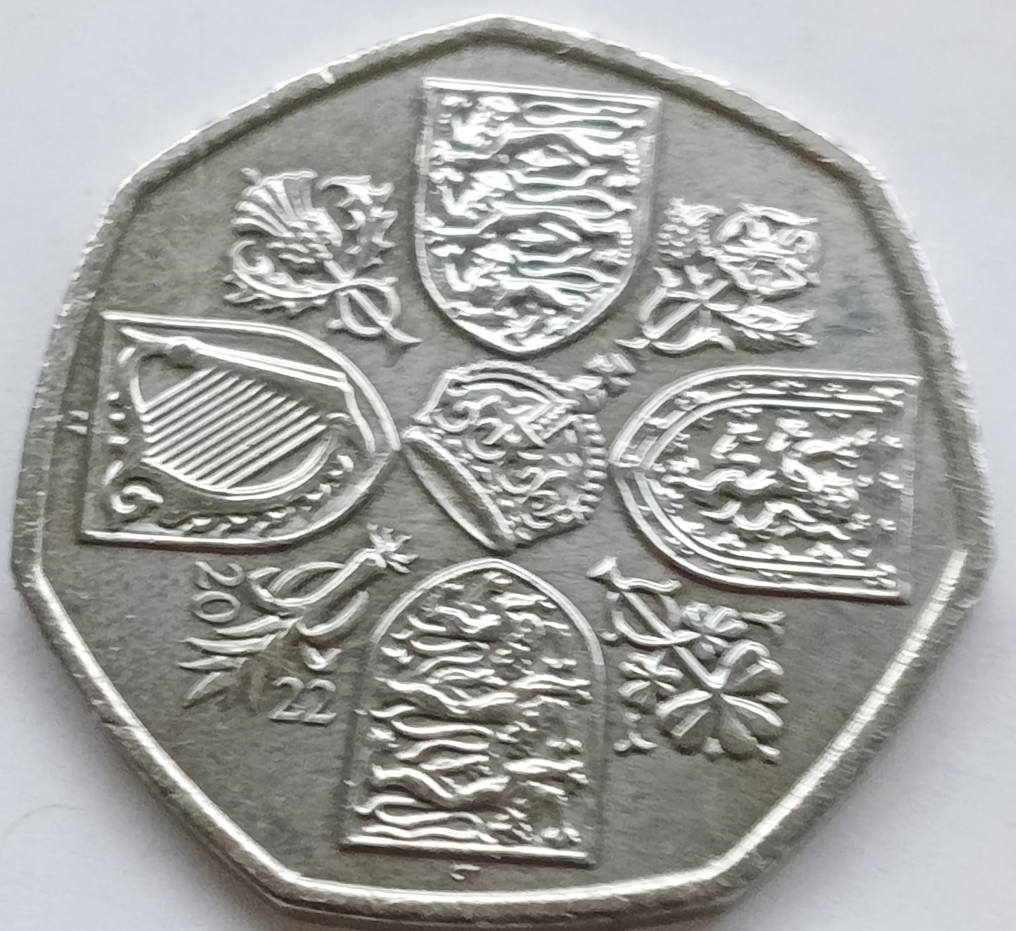 Wielka Brytania 50 Pensów 2022