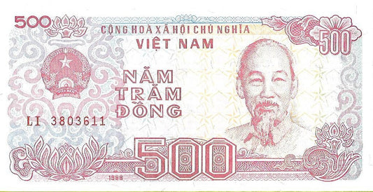 Wietnam 500 Dong 1988 - UNC