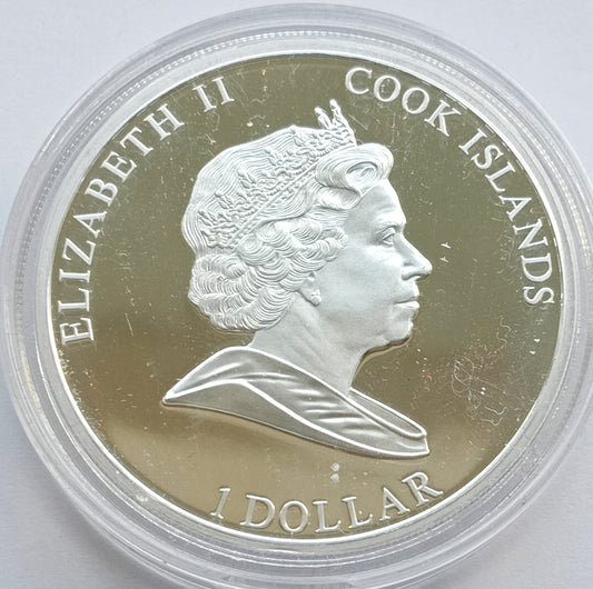 Wyspy Cooka 1 Dolar 2009 Klasztor Alcobaça