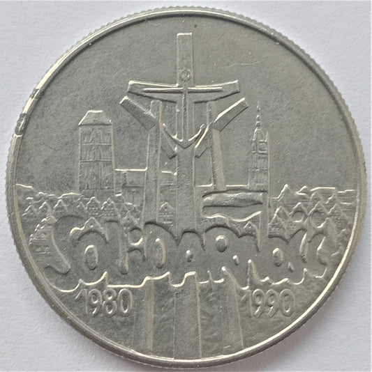 10 000 Złotych 1990 10. rocznica - Powstanie Solidarności