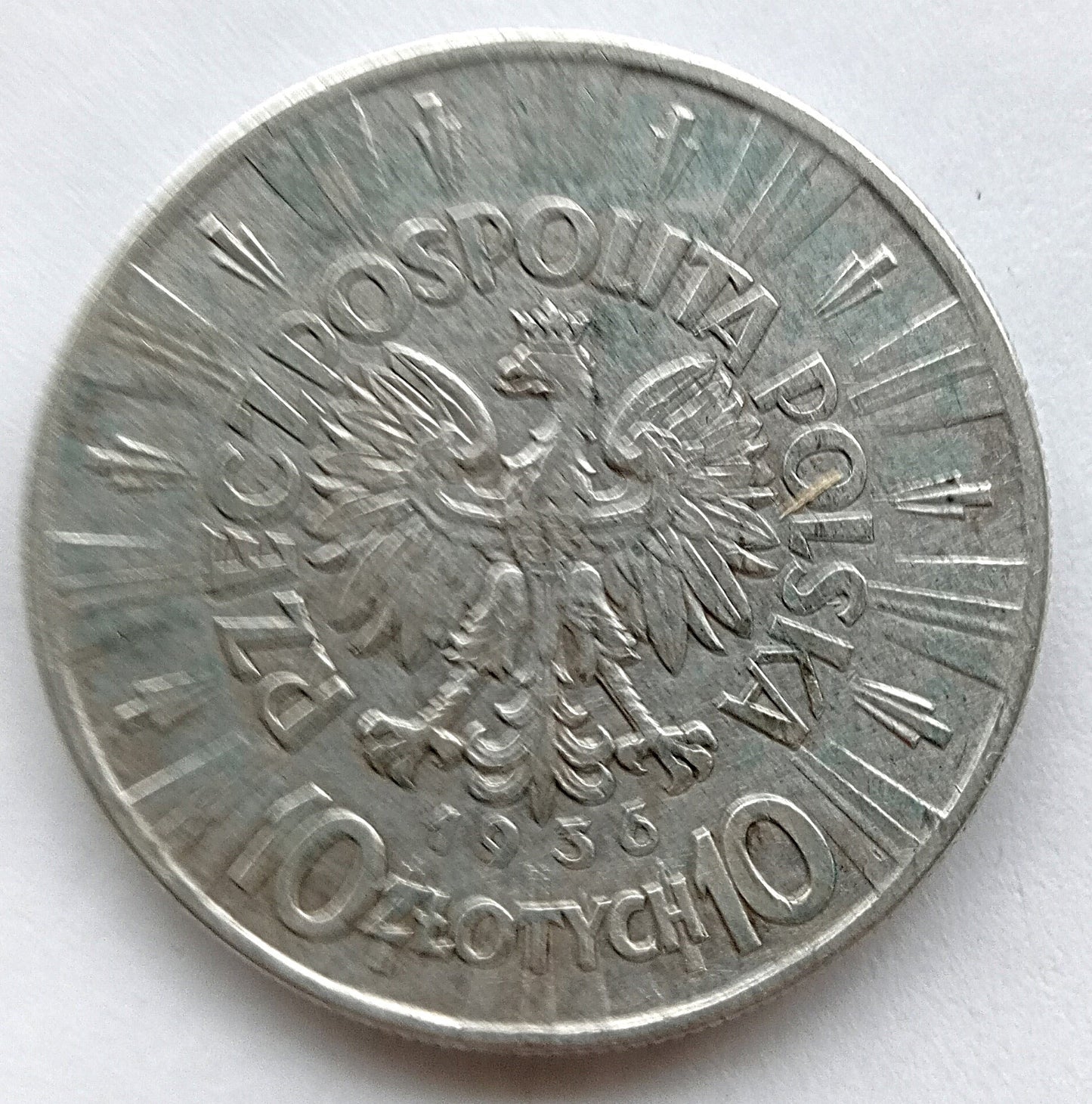 10 Złotych 1936 Józef Piłsudski