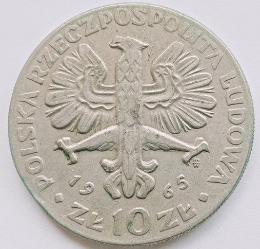 10 Złotych 1965 700-lecie Warszawy