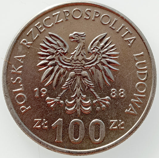 100 Złotych 1988  70. rocznica Powstania Wielkopolskiego