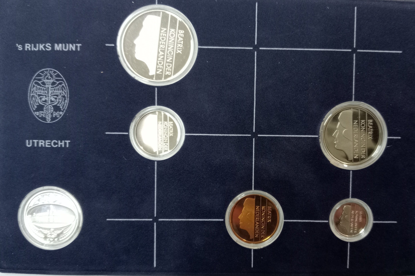 1983 Różne Guldeny Zestaw PROOF
