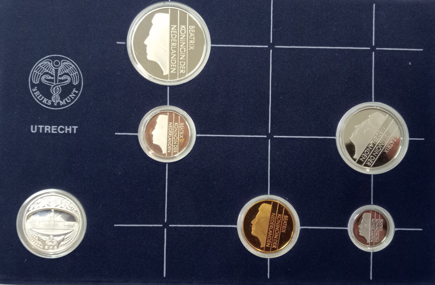 1984 Różne Guldeny Zestaw PROOF