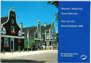 1998 Różne Guldeny Zestaw Prowincja Holandia Północna)