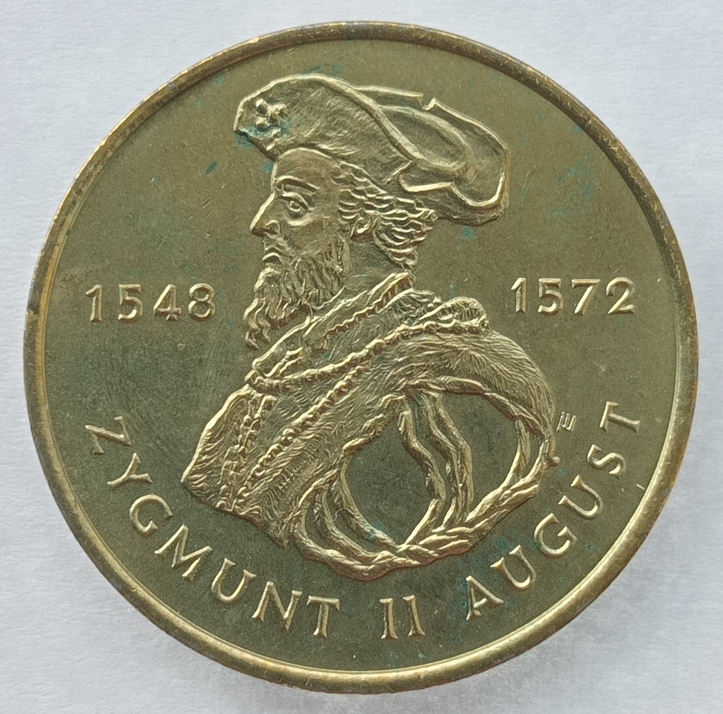 2 zł 1996 - Poczet królów i książąt polskich: Zygmunt II August (1548 - 1572)