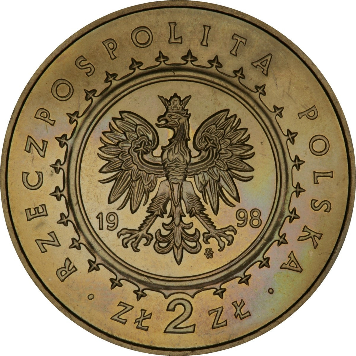 2 zł 1998 - Zamki i pałace w Polsce: Zamek w Kórniku