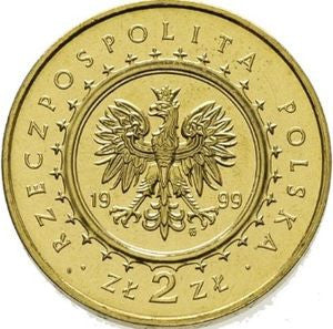 2 zł 1999 - Zamki i pałace w Polsce: Pałac Potockich w Radzyniu Podlaskim