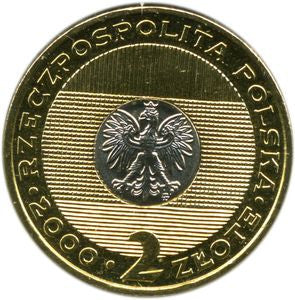 2 zł 2000 - Rok 2000 - przełom tysiącleci