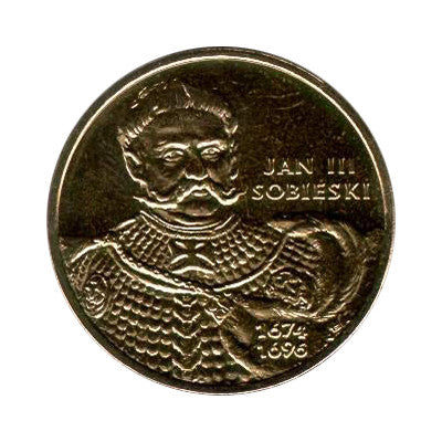 2 zł 2001 - Poczet królów i książąt polskich: Jan III Sobieski (1674-1696)